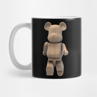 Wood Bearbrick Mug